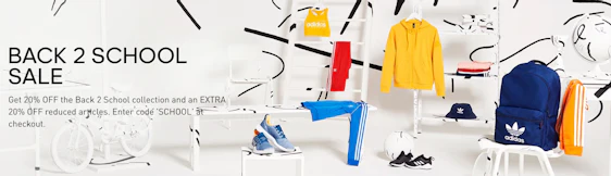Back to School! 20% Extra-Rabatt bei Adidas 🛍️ - auf über 4.200 Produkte, auch Sale-Artikel
