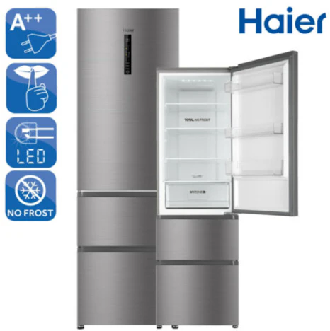 Haier AFE735CHJ Kühl- und Gefrierkombi für 400€ - mit Total No-Frost und Tür-Display
