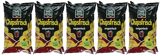Kauf 4, zahl 3 » 40x funny-frisch Chipsfrisch ungarisch für 26€ - 4x 10 Tüten á 175g