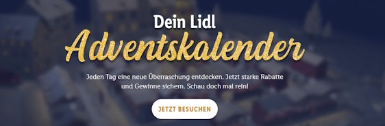 Lidl Adventskalender 2020 » Alle Rabatte und Gewinne in der Übersicht 🎄