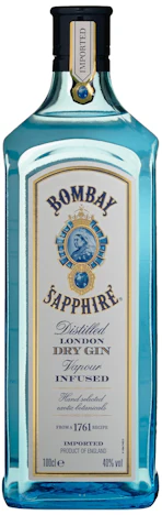 Bombay Sapphire London Dry Gin für 18€ – würzig-fruchtiger Gin aus England, 1l