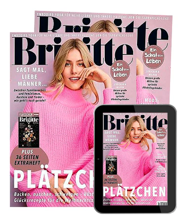 Halbjahresabo Brigitte E-Kombi für 57€ - 13 Ausgaben + Wahlprämie im Wert von bis zu 45€