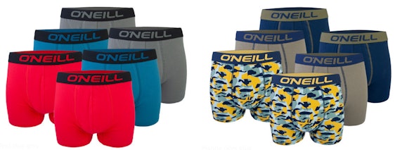 6er Pack O’Neill Boxershorts für 21€ – in der Größe S-2XL