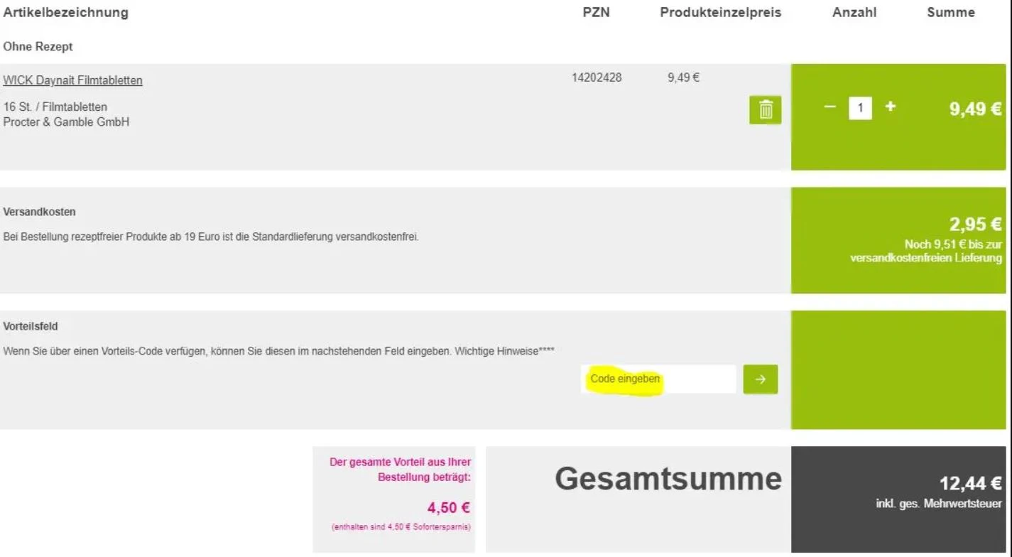 DocMorris Gutschein