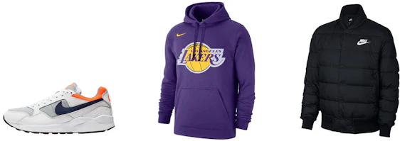 20% Rabatt auf alle Nike-Artikel bei Engelhorn - z. B. Nike L. A. Lakers Hoodie für 48€