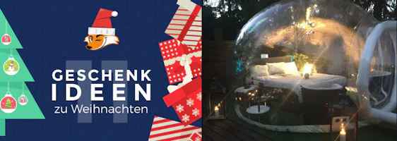 Geschenkidee für Reiselustige: 3 Tage im Bubble-Hotel für 200€ für 2 Personen
