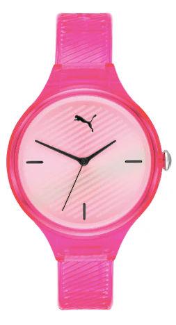 Puma Contour für 37€ - Ultra-Slim Damen Uhr in der Farbe Pink