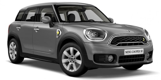 Mini Cooper SE Countryman All4 Hybrid (224PS) in Schwarz für 249€ monatlich + 690€ Überführung - im Privat- und Gewerbeleasing über 36 Monate mit 10.000km jährlich