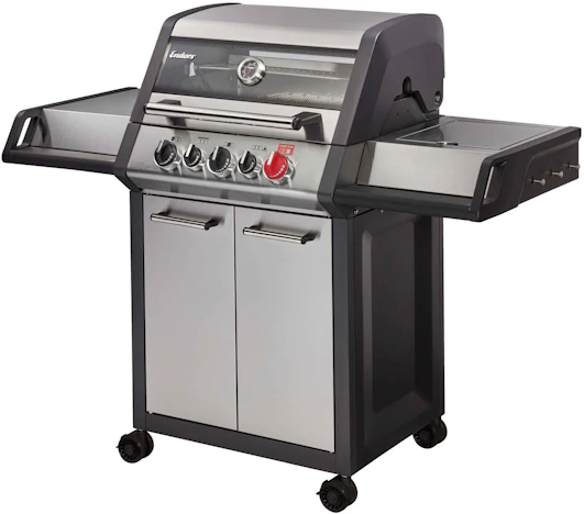 Enders 83766 Monroe Pro 3 SIK Turbo für 464€ – Gasgrill mit 64x49cm Grillfläche, Backburner & 400°C-Turbo-Zone