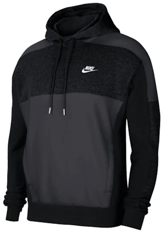 Nike Hoodie BB CB für 40€ - Kapuzenpullover in Schwarz-Grau, Größen S-L