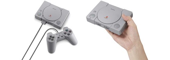 Sony Playstation Classic für 20€ - Retro-Konsole mit 20 vorinstallierten Spielen & 2 Controllern