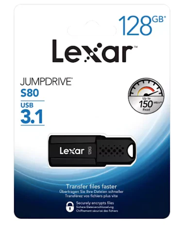 Lexar JumpDrive S80 für 13€ - 128GB USB-Stick