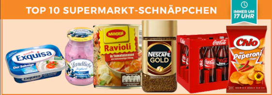 Top 10 Supermarkt-Schnäppchen der KW 37 🛒 - z.B. Nescafe Gold für 5,88€