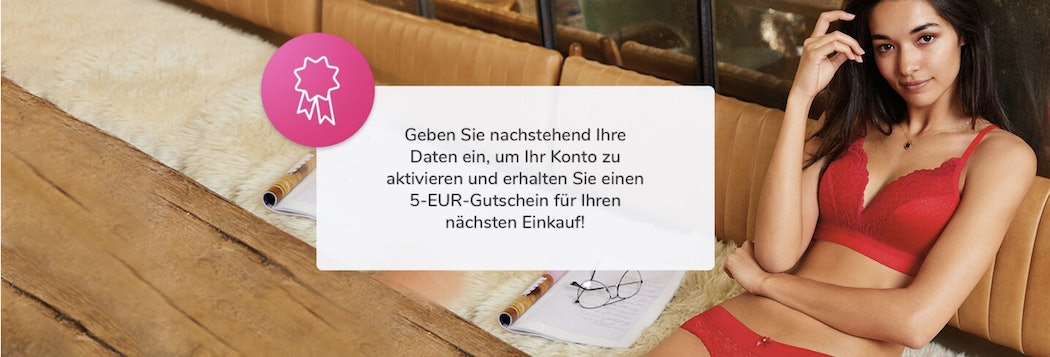 Hunkemöller Gutschein für neue Mitglieder