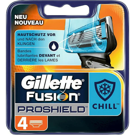 14% auf Gillette Fusion ProShield Chill Systemklingen (4 Stk.) sparen