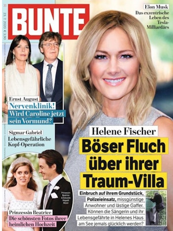 Jahresabo "Bunte" für 30€ – 52 Ausgaben