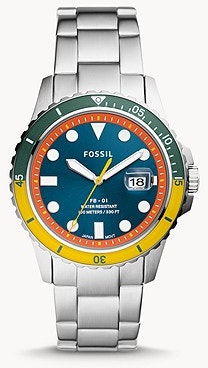 Noch günstiger! Fossil FB-01 für 45€ – Herrenuhr mit Datumsanzeige aus Edelstahl