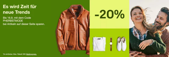 20% Rabatt auf ausgewählte Mode bei eBay - z.B.: Adidas Lite Racer für 36€