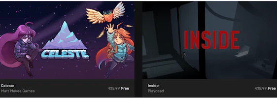 Nur noch heute! Celeste & Inside kostenlos im Epic Store - Jump'n Run für PC