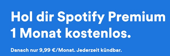 Spotify Premium kostenlos für 1 Monat – nur für Neukunden
