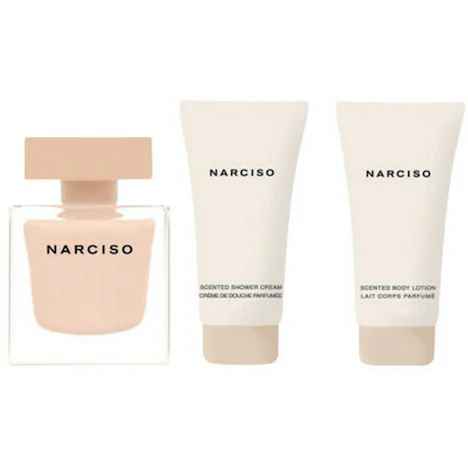 Narciso Rodriguez Narciso Poudrée Set (EdP 50ml + BL 50ml + SG 50ml) mit 13,01€ Preisnachlass