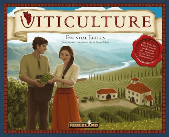 Feuerland Spiele Viticulture Essential Edition für 39€ - Strategiespiel ab 12 Jahren