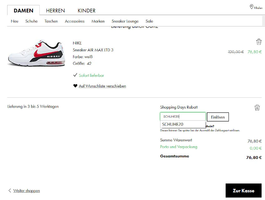 goertz-nike-warenkorb