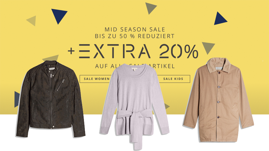20% Extra-Rabatt auf alle Sale-Artikel bei Esprit